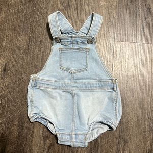 Little co by Lauren Conrad denim bubble romper size 9 months